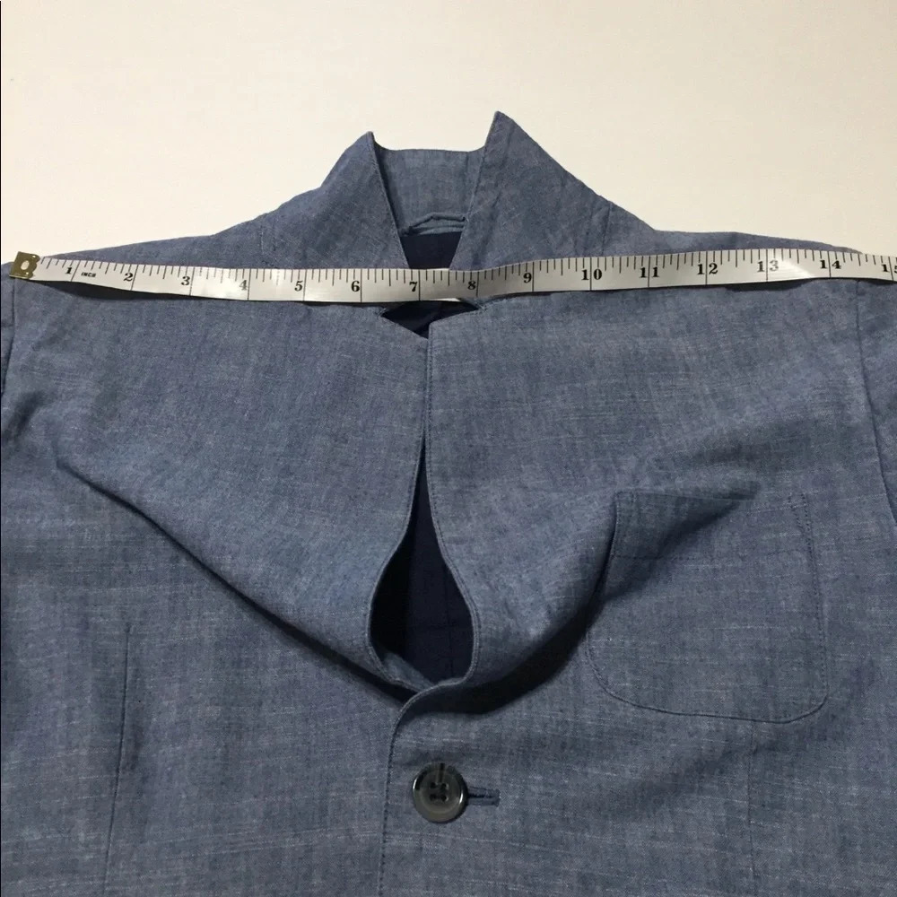 H&M Light Blue Size Small Blazer - Picture 5 of 8